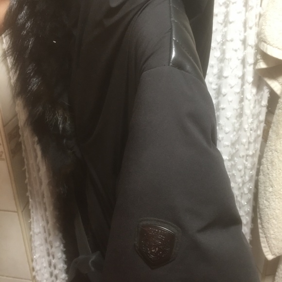 MODA -down puffer coat with fur RUDSAK. - Picture 12 of 12